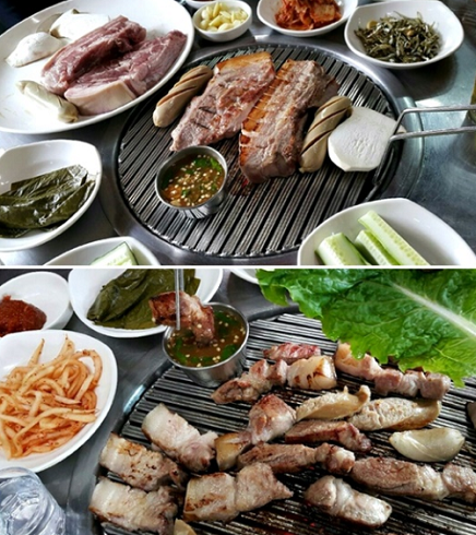 제주도 중문 흑돼지 맛집 '돈가득'에서 흑돼지 먹으며 맛있게 힐링