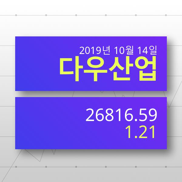 [11일(현지시간) 뉴욕증시] 미증권시세다우지수 1.21% ▲ '상승마감' 전망