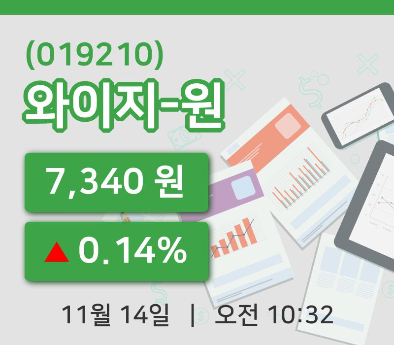 [와이지-원주가] 10시 32분 현재 7,340원