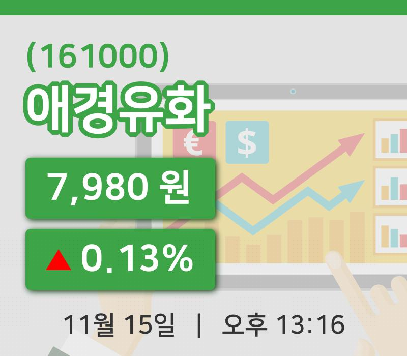 [애경유화주가] 13시 16분 현재 7,980원