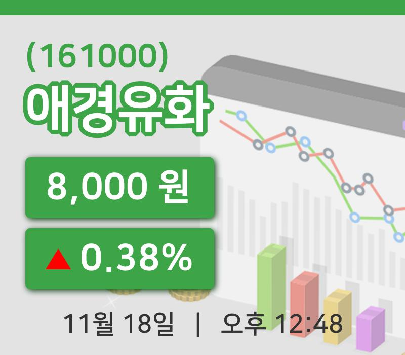 [애경유화주가] 18일 12시 48분 현재 8,000원