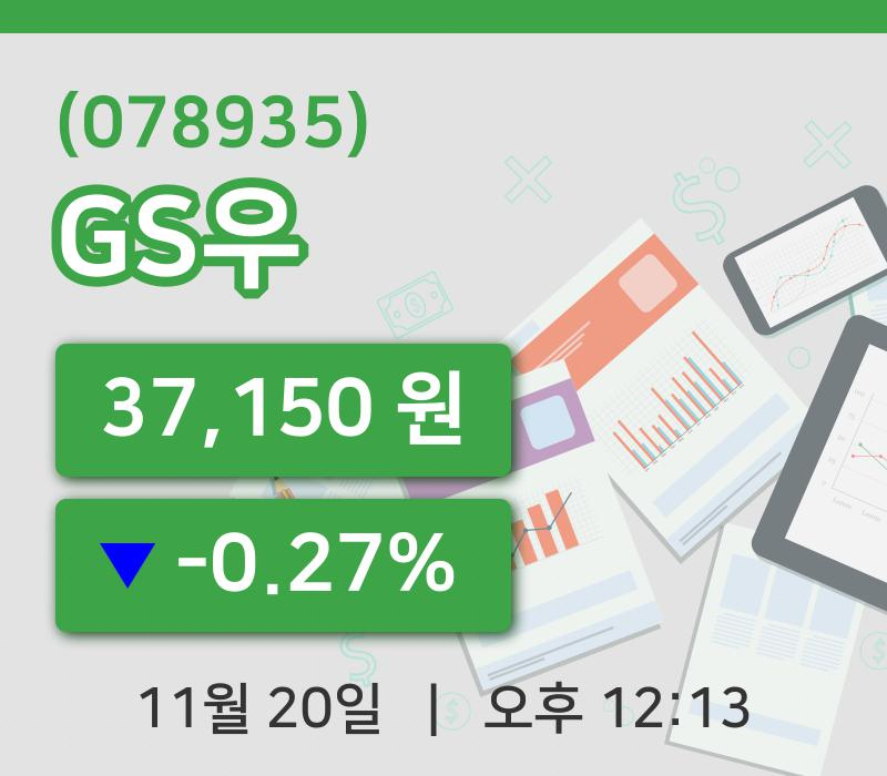 [GS우주가] 20일 12시 13분 현재 37,150원