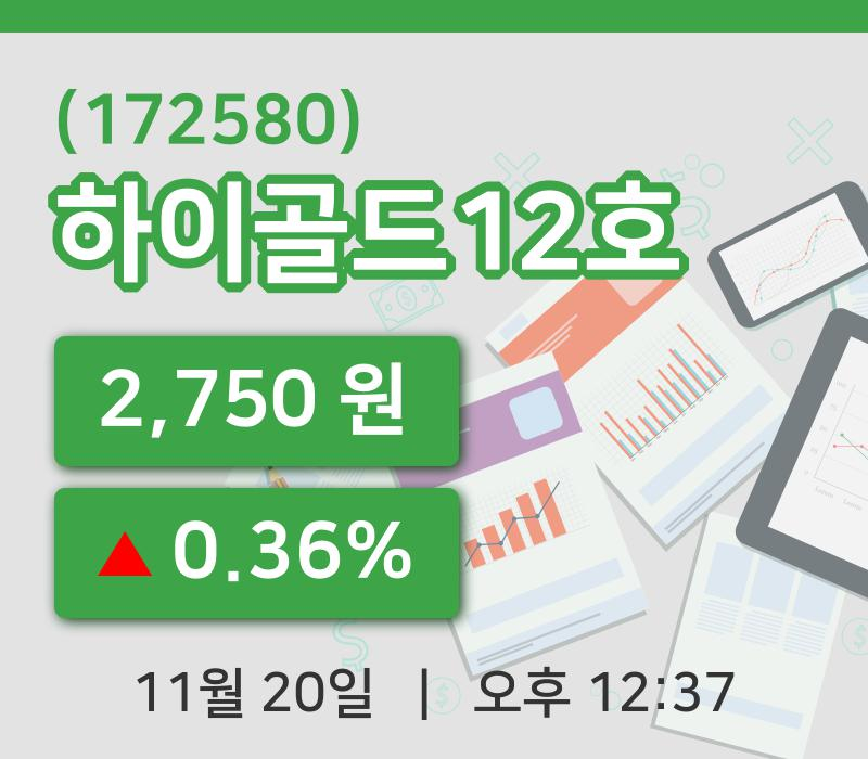 [하이골드12호주가] 20일 이시각 현재  2,750원