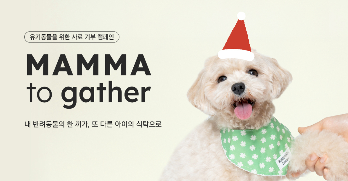 네츄럴코어, 유기동물 보호소에 기부 연계…‘삐삐’와 함께한 반려 캠페인